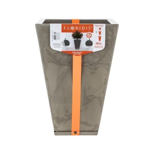 Vaso Zurique Marmorato Bege - 32cm X 55cm -  Floridis